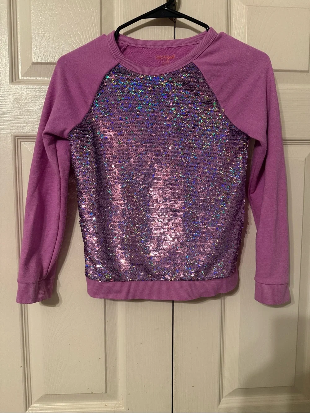 Cat & Jack holographic lavender